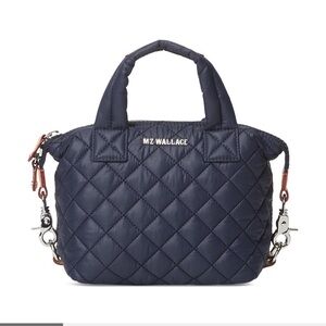 MZ WALLACE CROSSBODY BAG. Micro Sutton Navy